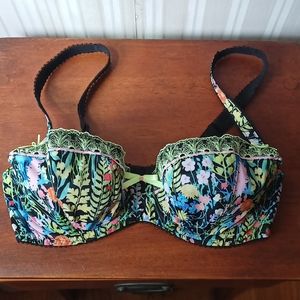 Freya Floral Garden Lightly Lined Balconette Bra - 30DD - NWOT